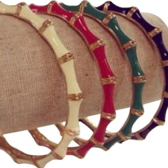 Stella & Dot | Dainty Gold Bangle Bracelet 🌸🦄💫✨PINK+Gold Julep Bangle - Picture 3 of 8